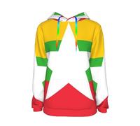 Sweat À Capuche Birmanie Drapeau pour Femmes Adultes Et Adolescents Sweatshirt pour Patriotes Hoodie Femmes Femme Pull À Capuche pour Usage Quotidien Activités De Loisirs du S Au XXL
