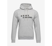 Sweat à capuche Black Diamond Mini Stacked gris clair - L