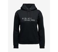 Black Diamond Mini Stacked Hoodie Noir XS Femme