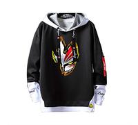 Sweat à Capuche Bleach Animation Manga Impression Pull Sweat Faux Deux pièces Couture Sweatshirts pour Hommes Femmes