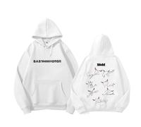 Sweat À Capuche BM DRIP, RAMI AHYEON RORA ASA RUKA CHIQUITA PHARITA Signature Sweat-shirt Graphique For Femmes Filles(White1thick,S)