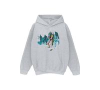 Sweat à capuche boba fett coton star wars gris chiné 12/13A