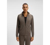 Sweat à capuche BOSS Basic Small Logo Full Zip marron foncé - M