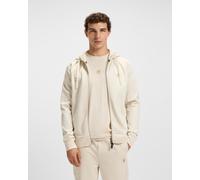 Sweat à capuche BOSS Green Saggy Future Full Zip blanc crème - XL