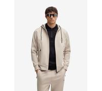 Sweat à capuche BOSS Green Saggy Rib Full Zip beige - M