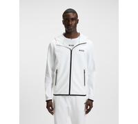 Sweat à capuche BOSS Green Sicon TOC Full Zip blanc pur - L