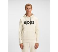 Sweat à capuche BOSS Green Soody Zone blanc crème noir - XL