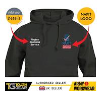 Sweat à capuche Hoodie Brodé Personnalisé Tough Gear Logo Gas Safe Plombier