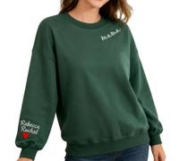 Sweat à capuche brodé personnalisé pour maman sur l'encolure avec noms d'enfants cœur sur la manche Sweat à capuche de Noël grossesse révélation sweat à capuche cadeau pour nouvelle maman beige