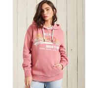 Superdry Vintage Logo Itago Hoodie Rose XS Femme