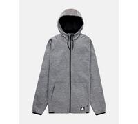 Sweat Burton Crown Weatherproof Full-zip Fleece True Black Heather Homme Gris 2026 taille M