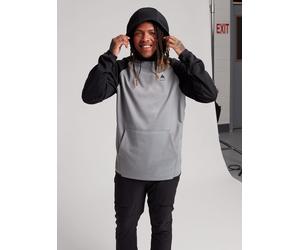 Sweat à Capuche Burton Crown Weatherproof Gryhtr/trublk Homme Gris 2025 taille S