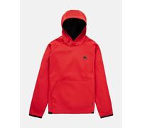 Sweat à capuche Burton Crown Weatherproof Pullover rouge intense enfant - M