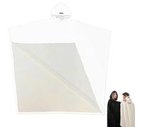 Sweat À Capuche Cape 2025, Sweat-shirt Oversize À Manches Longues, Sweat-shirt Ample Style Couverture, Ponchos Et Capes For Femmes Et Hommes(White)