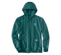 Sweat À Capuche Carhartt ForceT Logo, Vert D’eau, Transformable, M