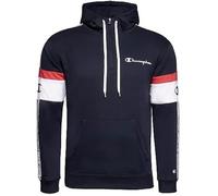 Sweat à capuche - CHAMPION - Demi-zippé - Coton et polyester - Coupe ample - Logo distinctif L