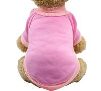 Sweat à capuche chaud à deux pattes pour chiens et chats, en polaire douce, vêtement confortable pour chiots de petite taille comme des peluches, plusieurs couleurs disponibles