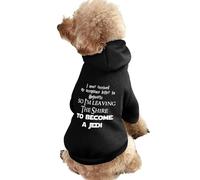Sweat à Capuche Chaud pour Chien « Je n'ai jamais reçu ma Lettre d'acceptation », Costume Mignon pour Chien, Sweat-Shirt Confortable pour Animaux de Compagnie, Taille XL