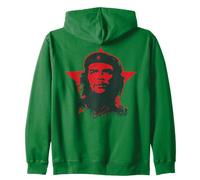Sweat à Capuche Che Guevara El Che Revolution Rebel Vert Militaire Sweat à Capuche