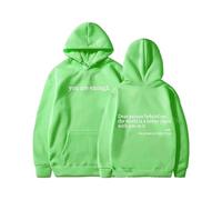 Sweat à Capuche « Chère Personne derrière Moi » - Sweat-Shirt pour la santé mentale « Tu ES Assez » pour Femmes, mélange de Coton, Haut Graphique Oversize (5,M)