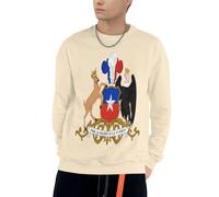 Sweat À Capuche Chili Emblème National Amusant Imprimé pour Hommes Cordon Pull À Capuche Sweatshirts Adultes Hommes avec Poches Col Rond Hoodie Sweat du S Au 4XL pour Usage Quotidien