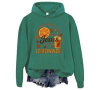 Sweat à capuche chrétien Life Gave Me Some Lemons But My Jesus He Be Making Lemonade pour femme, Vert, 3XL