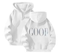 Sweat à capuche chrétien Y2K pour femme avec capuche Jésus uni Jésus Saves Workou ample fermeture éclair athlétique vêtements décontractés confort essentiel Dieu foi dessin animé 2025 Western Goth