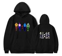 Sweat À Capuche Chris Brown À Capuche Rappeur Tour Imprimé Pull Unisexe Décontracté À Manches Longues Pull Rue Hip-hop Sweat XS-3XL-Black||XS