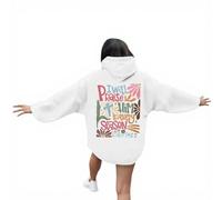 Sweat à capuche Christian I Will Praise Him In Every Season avec motifs Jésus graphique mignon tendance avec capuche tenues religieuses pour adolescents uni décontracté à manches longues vintage