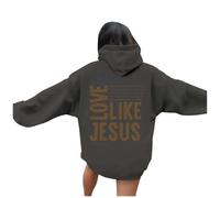 Sweat à capuche Christian Love Like Jesus pour femme confortable été décontracté pull tops I Love Jesus coupe ample pour femme graphique de plage avec capuche sweatshirts country Trust In The Lord