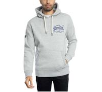 Sweat À Capuche Classique Avec Logo Vintage - Superdry - Homme - Gris XL