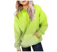 Sweat à Capuche Classique pour Fille, dégradé de Couleurs, Doublure, Confortable, Doux, Chaud, Tendance, imprimé tie Dye, décontracté Gilet Fille Hiver Polaire (Green, 7-8 Years)