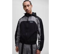 Sweat à capuche color block homme - noir - XL, noir
