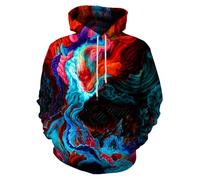 Sweat À Capuche Coloré Sweat-Shirt À Capuche pour Gym XL