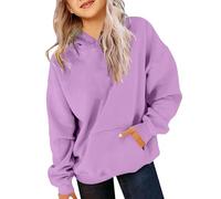 Sweat à capuche comme robe à manches longues, sweat-shirt doux, pull à capuche graphique, pull mignon, vêtements de haut pour filles et garçons Pull en polaire, lilas, 2-3 ans