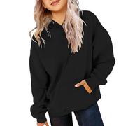 Sweat à capuche comme robe à manches longues, sweat-shirt doux, pull à capuche graphique, pull mignon, vêtements de haut pour filles et garçons Pull en polaire, Noir , 2-3 ans