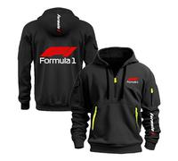 Sweat À Capuche Confortable pour Homme F.1 Imprimé Vêtements D'extérieur Hauts Pulls Demi Fermeture Éclair Printemps Automne Sport Manches-HeiS||m