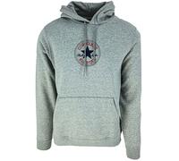Sweat à Capuche - CONVERSE - Go-To Chuck Taylor Patch - Gris - Manches longues - Unisexe XS