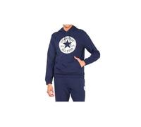 Sweat à Capuche Converse Logo Chuck Taylor Marine 72% Coton Bio, Taille L Unisexe L