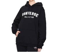 Sweat à Capuche - CONVERSE - Unisex Go-To Wordmark - Noir - Manches longues - Col capuche XL