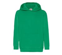 Sweat à capuche coton classic vert kelly 5/6A