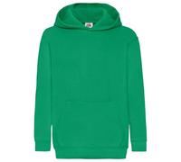 Sweat à capuche coton classic vert kelly 5/6A
