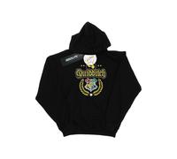 Sweat à capuche coton harry potter quidditch noir 9/11A