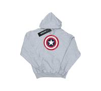 Sweat à capuche coton Marvel gris chiné 7/8A