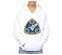 Sweat à capuche coton nasa spacelab life science blanc 7/8A