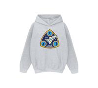 Sweat à capuche coton nasa spacelab life science gris chiné 9/11A