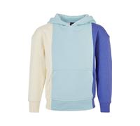 Sweat à capuche coton sable blanc / bleu océan / ble 11/12A