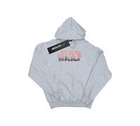 Sweat à capuche coton star wars tatooine gris chiné 5/6A