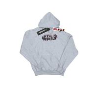 Sweat À Capuche Coton Star Wars The Last Jedi Gris Chiné