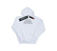 Sweat à capuche coton star wars trooper blanc 12/13A